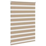vidaXL Store zèbre marron sable largeur du tissu 100 9 cm polyester