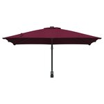 vidaXL Parasol de jardin mural bordeaux rouge de 247 cm