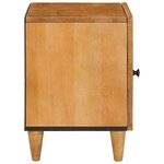 vidaXL Table de chevet 2 Pièces Marron clair 40 x 33 x 46 cm