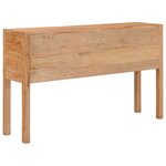 vidaXL Buffet 125x30x75 cm bois de teck massif
