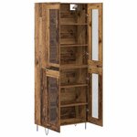 vidaXL Haut Armoire Bois Ancien 69 5 x 34 x 180 cm Bois d'ingénierie