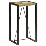 vidaXL Table de bar 60x55x110 cm bois massif de récupération