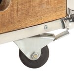 vidaXL Table basse 89x59x33 cm Bois massif de manguier brut