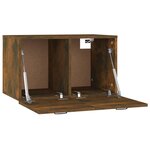 vidaXL Armoire murale Chêne fumé 60x36 5x35 cm Bois d'ingénierie