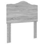 vidaXL Tête de lit Gris Sonoma 75 cm Bois d'ingénierie