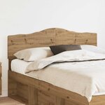 vidaXL Tête de lit Chêne artisanal 150 cm Bois d'ingénierie