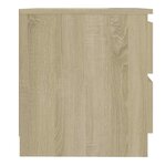 vidaXL Table de chevet chêne sonoma 50x39x43 5 cm bois d'ingénierie