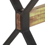 vidaXL Table de salle à manger 140x70x76cm Bois de récupération massif