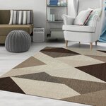 Tapis de salon MIRAN 160 x 230 cm - Marron