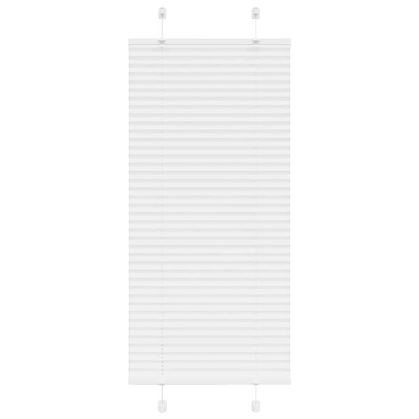 vidaXL Store plissé blanc 60x100 cm largeur du tissu 59 4 cm polyester