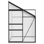 vidaXL Serre Anthracite Aluminium 3 97 m³