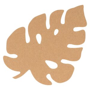 Feuille de monster en bois MDF 15 cm
