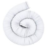 vidaXL Conduit de ventilation aluminium et PVC 6 m Ø12 5 cm