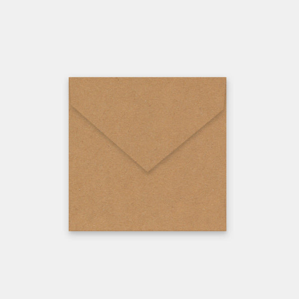 Lot de 50 enveloppes 140x140 mm kraft matiere