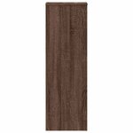 vidaXL Support pour plantes chêne brun 33x33x100 cm bois d'ingénierie