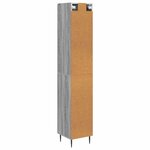 vidaXL Ensemble de Meubles 2 Pièces Sonoma gris 33 x 34 5 x 90 cm