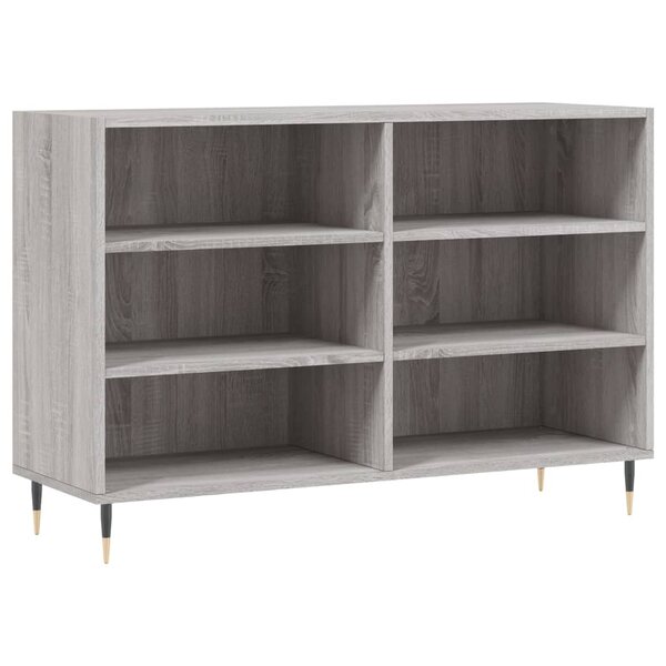 vidaXL Buffet sonoma gris 103 5x35x70 cm bois d'ingénierie