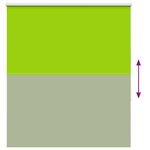 vidaXL Store enrouleur occultant largeur du tissu 126 6 cm polyester