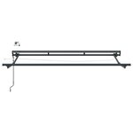 vidaXL Auvent rétractable électrique Crème et Anthracite 2 5 x 2 m