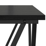 vidaXL Table basse Chêne noir 80 x 80 x 45 cm