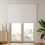 vidaXL Store enrouleur Protection UV Blanc 160 x 230 cm Polyester