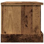 vidaXL Boîtes de rangement vieux bois 30x50x28 cm bois d'ingénierie