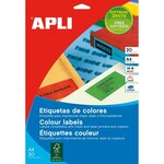 320 Étiquettes Multi-Usage Vert 105X37