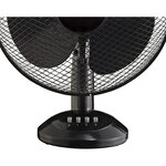 Ventilateur de table 45W Diam 40 cm noir MESKO