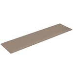 vidaXL Panneaux muraux 12 Pièces Cappuccino 60x15 cm Similicuir 1 08 m²