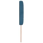 vidaXL Tête de Lit LED Argyle Manuel Bleu foncé 80 cm Velours