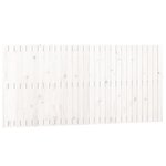 vidaXL Tête de lit murale Blanc 185x3x90 cm Bois massif de pin