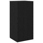 vidaXL Armoire de rangement Noir 50x45x103 5 cm Bois d'ingénierie