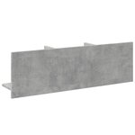 vidaXL Armoire murale 100x16 5x30 cm gris béton bois d'ingénierie