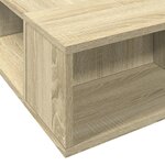 vidaXL Cadre de lit sans matelas chêne sonoma 100x200 cm