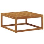 vidaXL Table de jardin Naturel 79 x 79 x 37 cm