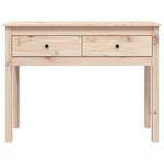 vidaXL Table console 100x35x75 cm Bois massif de pin
