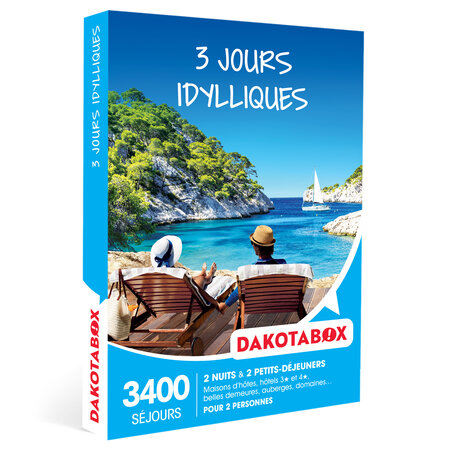 DAKOTABOX - Coffret Cadeau 3 jours idylliques - Séjour