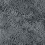 vidaXL Tapis en Fourrure Synthétique de Lapin Anthracite 240 x 340 cm