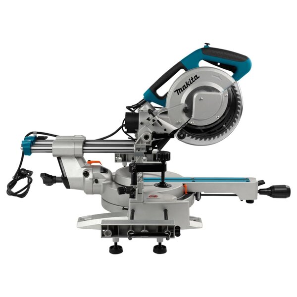 Makita scie à onglet coulissante 216 mm bleu et gris