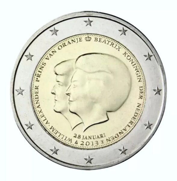 2 euros commémorative Pays-Bas 2013 - Abdication.