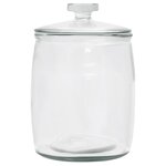 vidaXL Pots de conservation en verre avec couvercle 4 Pièces 8000 ml