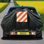 Dresco Housse élastique de vélo pour 2 vélos Noir