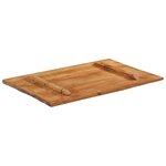 vidaXL Dessus de table rectangulaire 60x90 cm 25-27 mm Bois récupéré