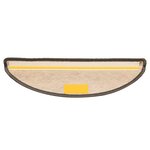 vidaXL Tapis d'escalier autocollants 30 Pièces 56x17x3 cm marron beige