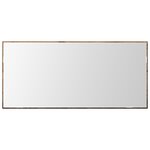 Meuble de salle de bain vidaXL avec miroir et lumière LED en vieux bois 80x37 cm