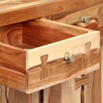 vidaXL Buffet 120x35x75 cm Bois d'acacia solide