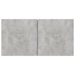 vidaXL Ensemble de meubles TV 5 Pièces Gris béton Bois d'ingénierie