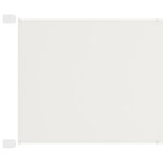 vidaXL Auvent vertical Blanc 180x800 cm Tissu oxford