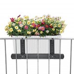 LECHUZA Jardinière BALCONERA Cottage 50 ALL-IN-ONE Blanc