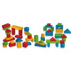 Eichhorn 100050421 - Blocs de construction en bois colorés bébé